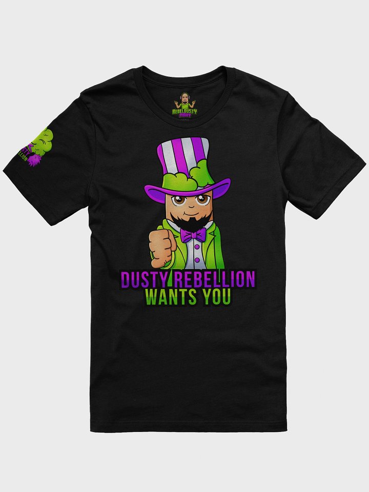 Dusty Rebellion Wants You Logo T-Shirt! product image (1)