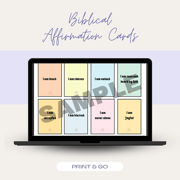 Biblical Affirmation Cards product image (2)