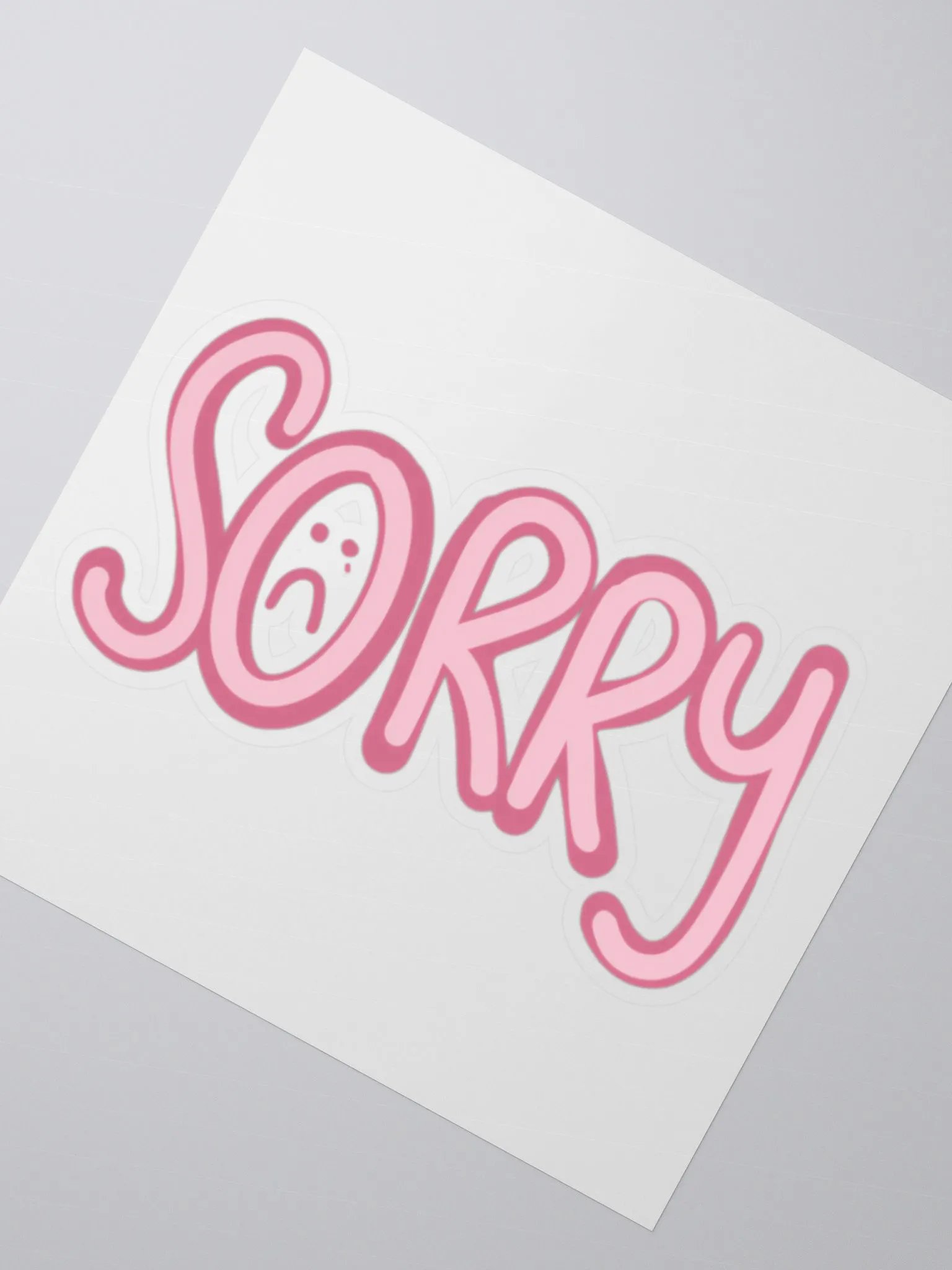 Sorry Sticker product image (2)