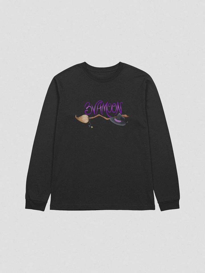 3VAMOON Witch Broom Long Sleeve T-shirt Unisex (see more for color options) product image (2)