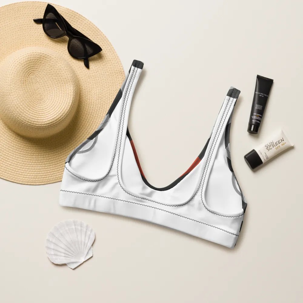 Optical Illusion Geometric Bikini Top product image (6)