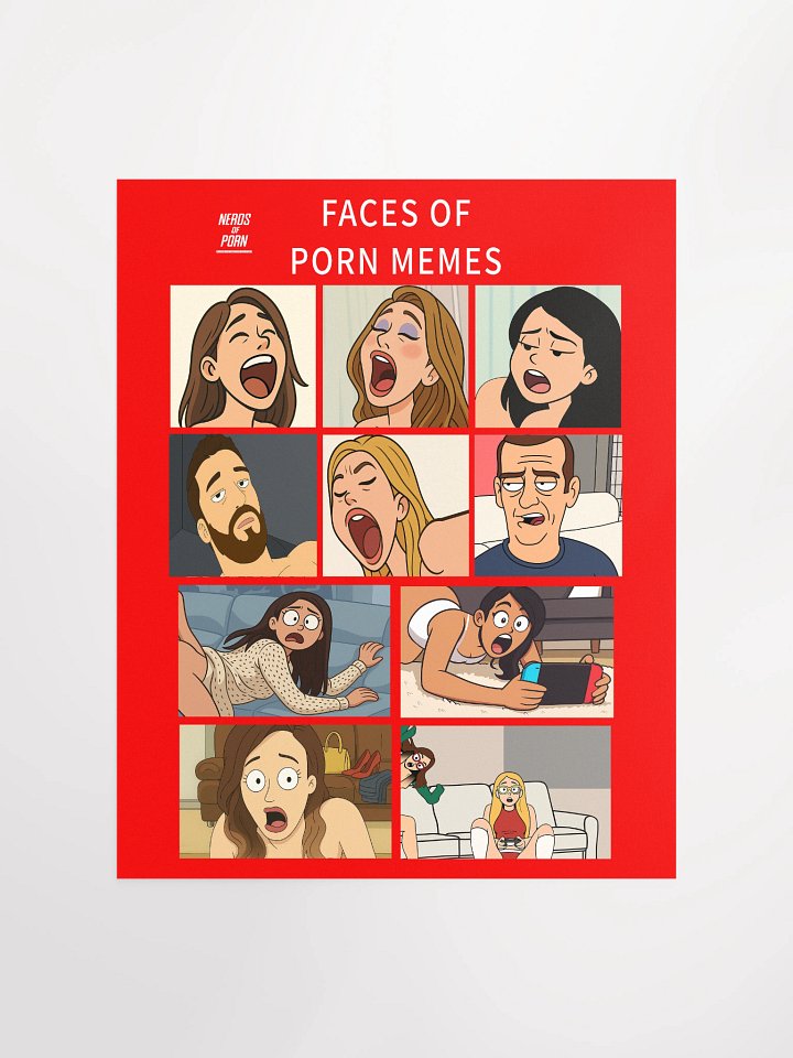 Faces of Porn Memes Poster product image (1)