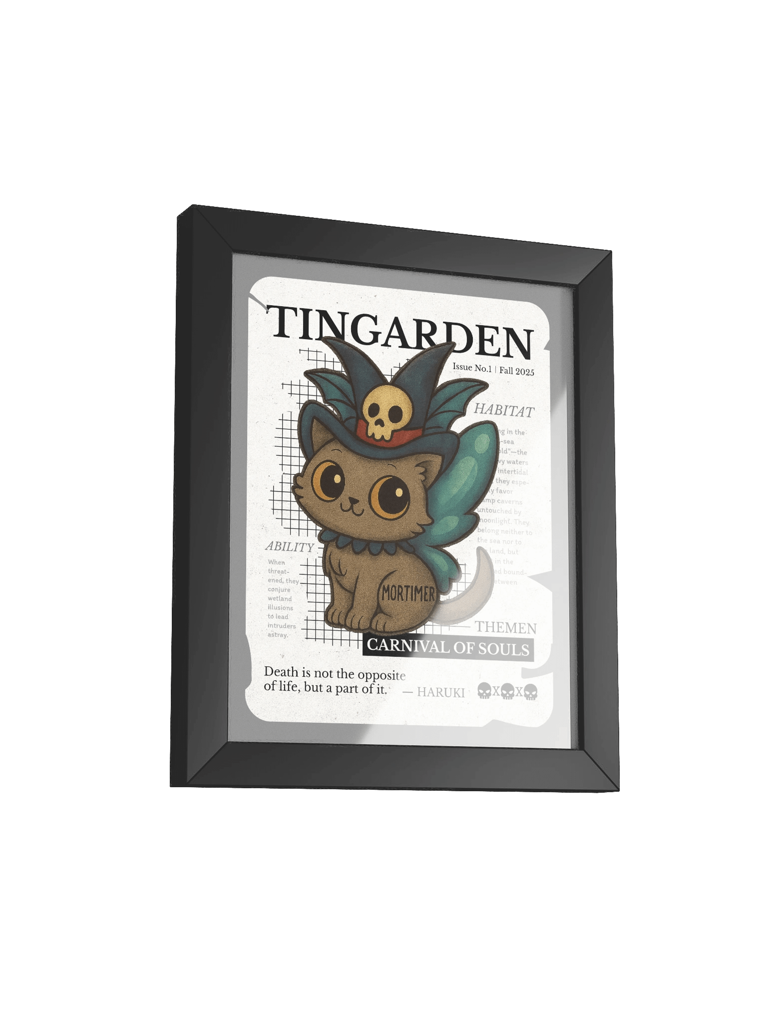 Mortimer 𓏲 Framed High-Quality Matte Poster product image (2)