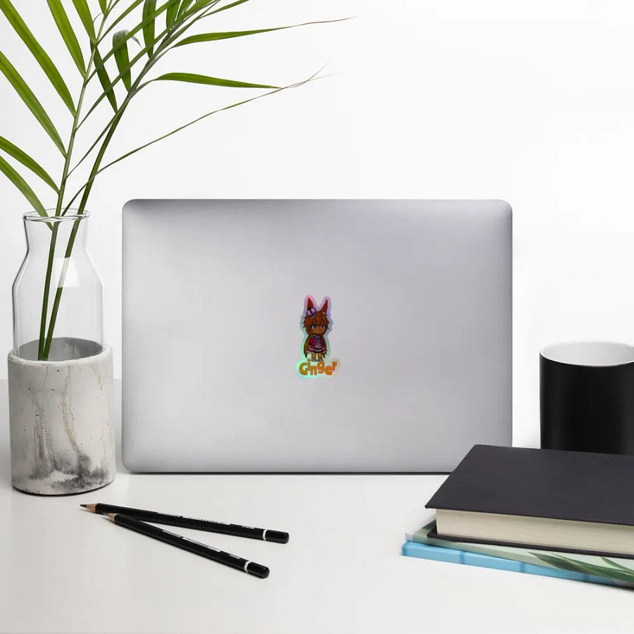Ginger - Star Cluster Bunnies - rainbow sticker product image (12)