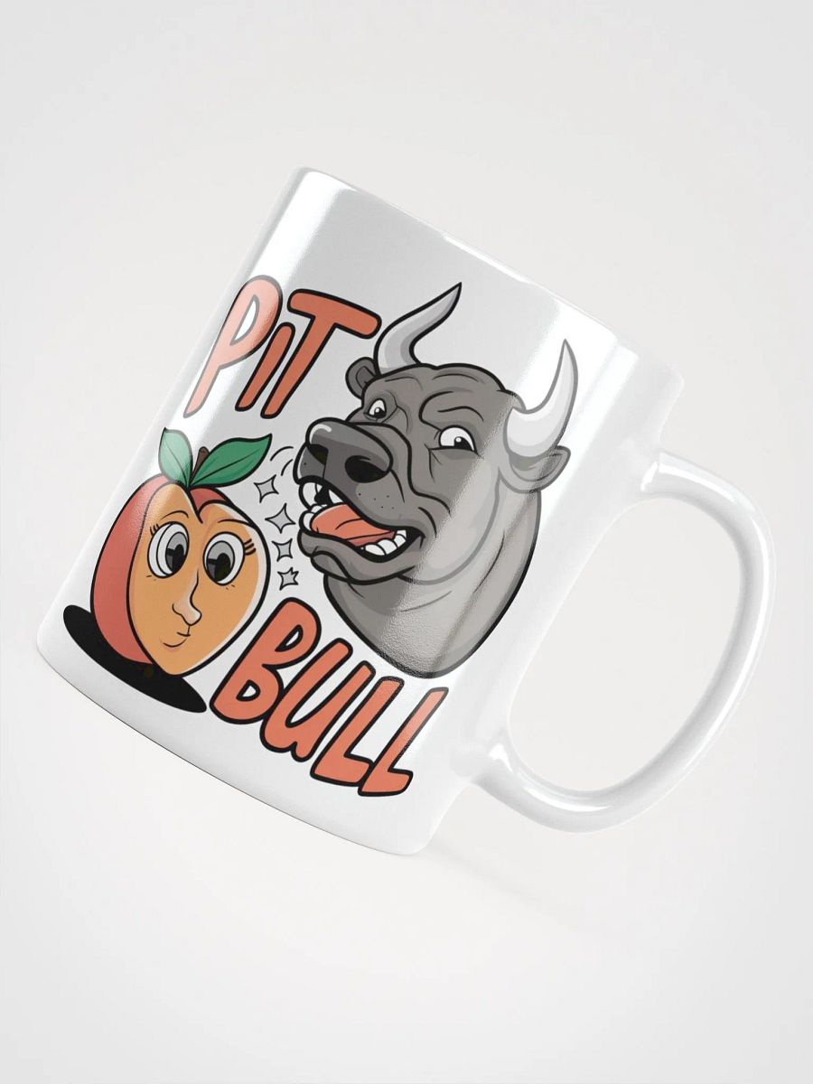 Pit Bull: Peach Pit and Bull Ceramic Mug Design product image (4)