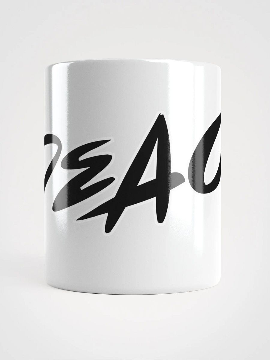 Peace - Keep It Simple - White Glossy Mug product image (5)