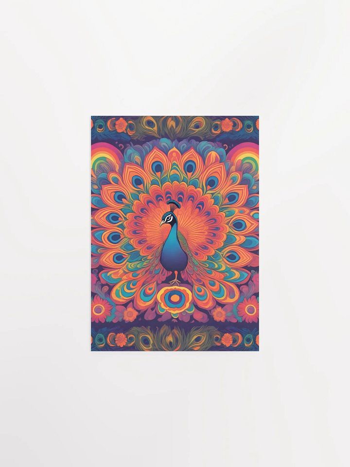 The Peacock | Enhanced Matte Paper Poster product image (2)
