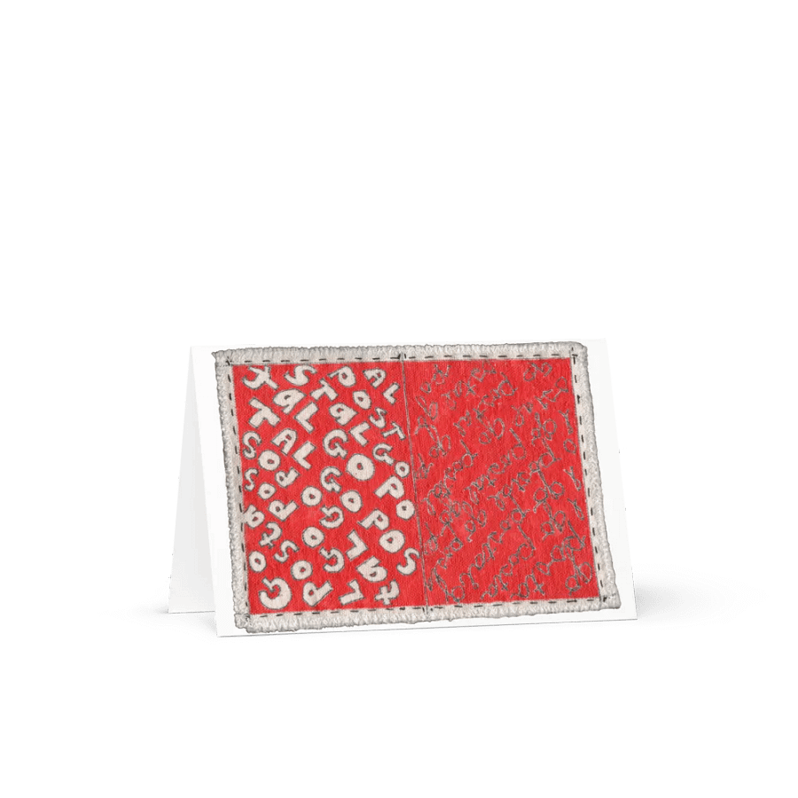Go Postal Red 1 greeting card product image (3)
