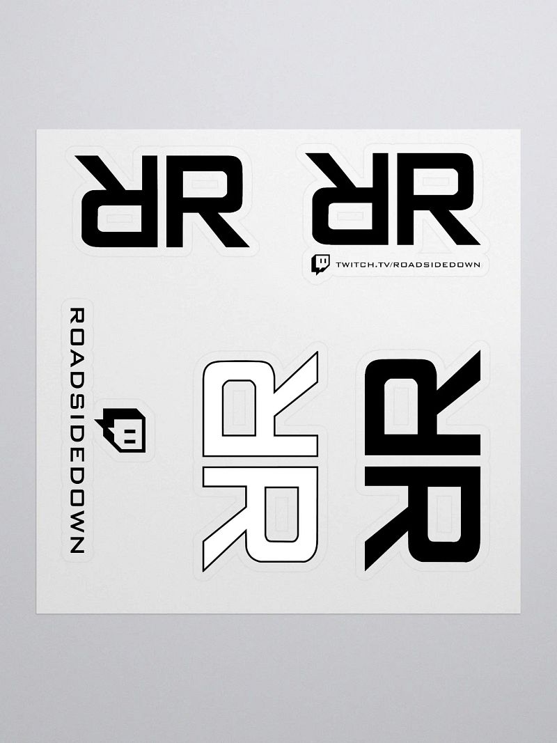 RoadsideDown Logo Stickers