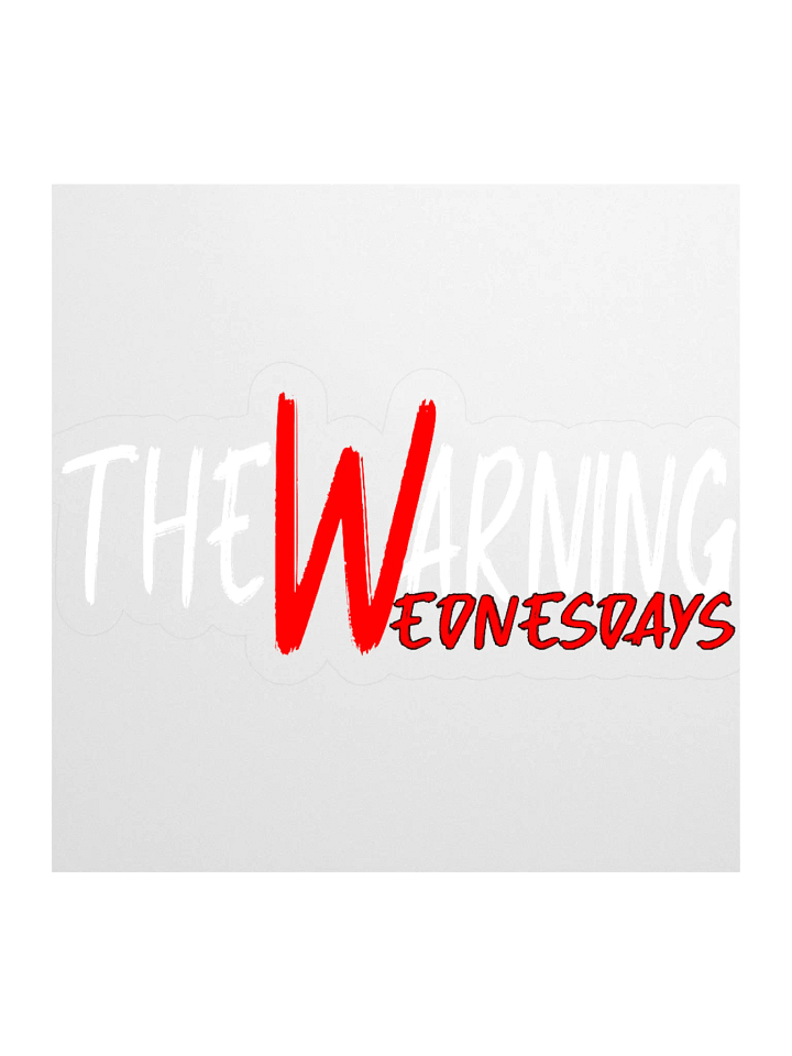 The Warning Wednesday Sticker product image (2)