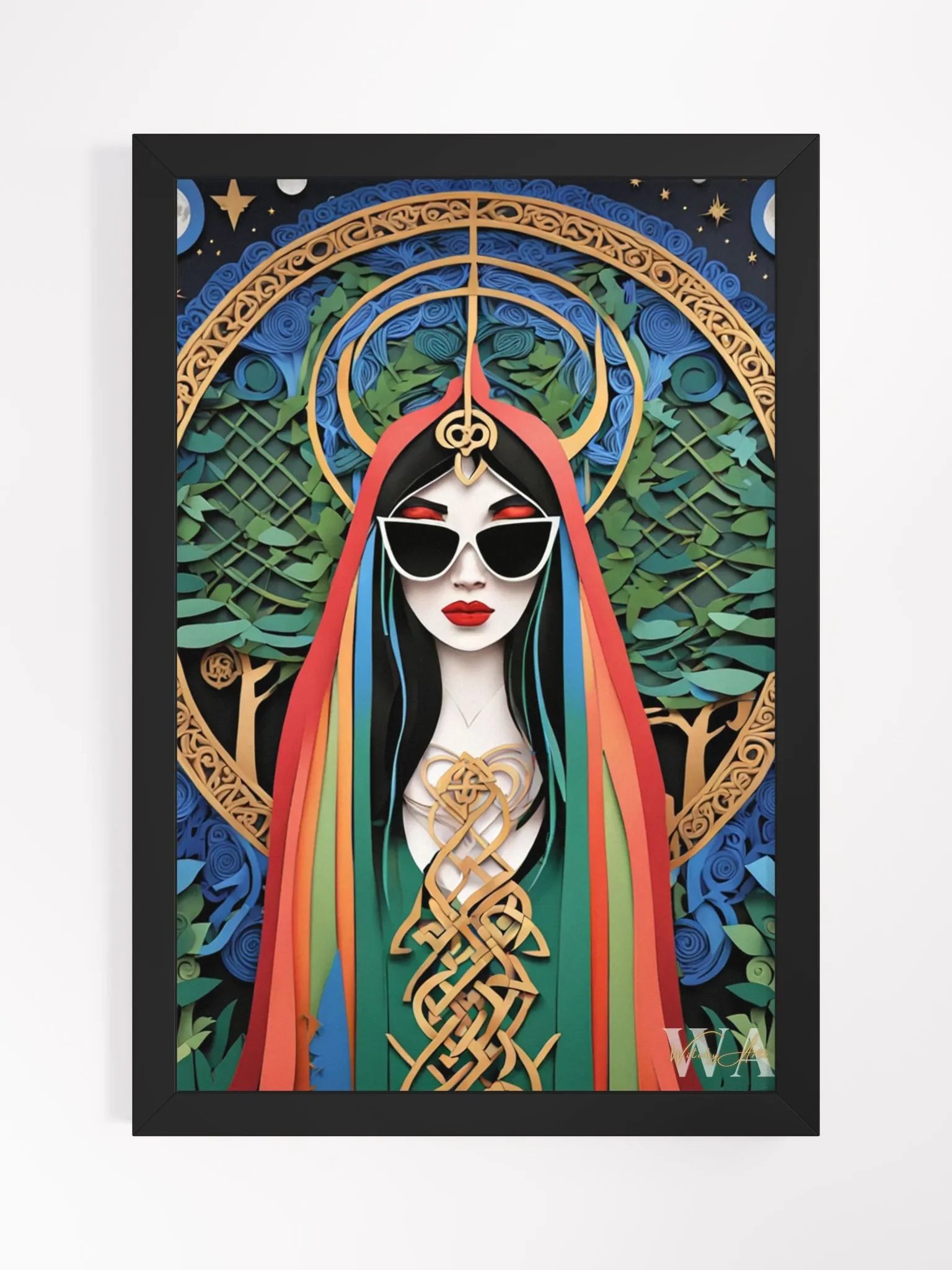 Winter Wiccan 15 - Framed Matte Poster product image (3)