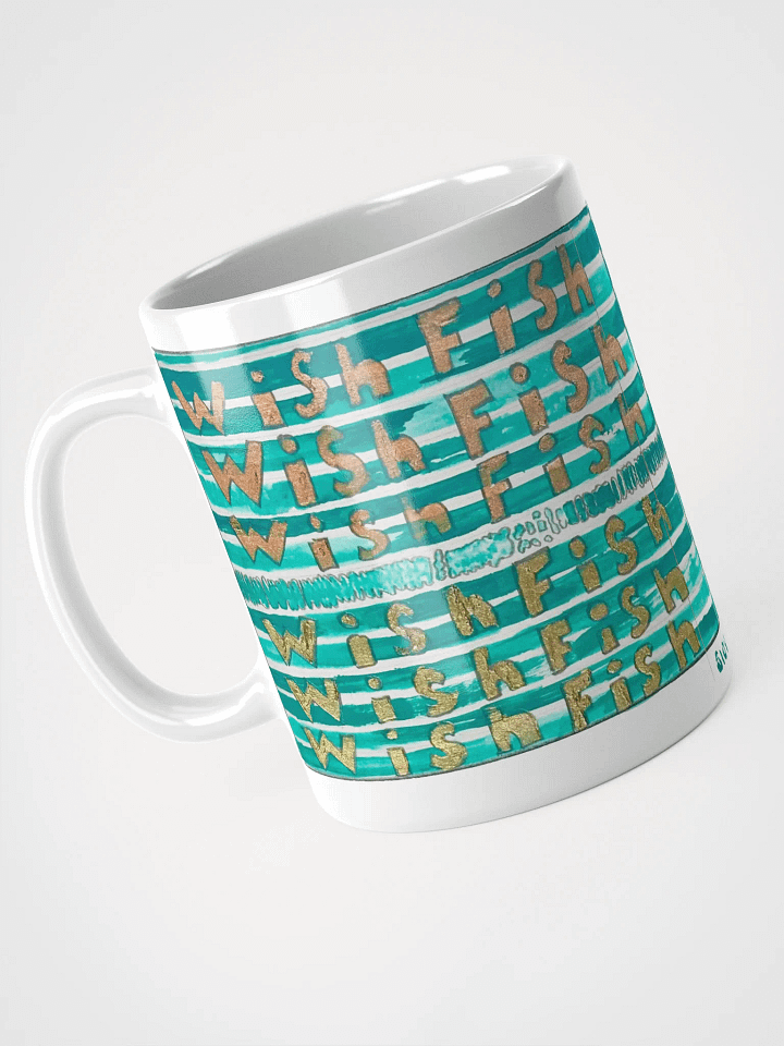 Wish Fish White Glossy Mug product image (1)