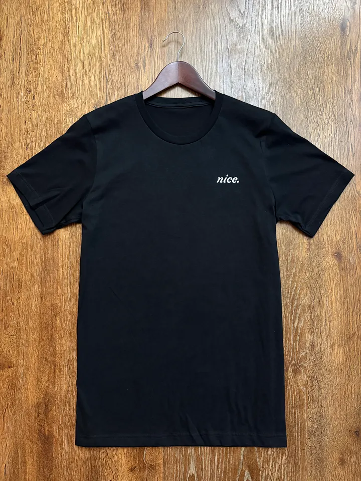 Nice. Classic Black Tee product image (1)