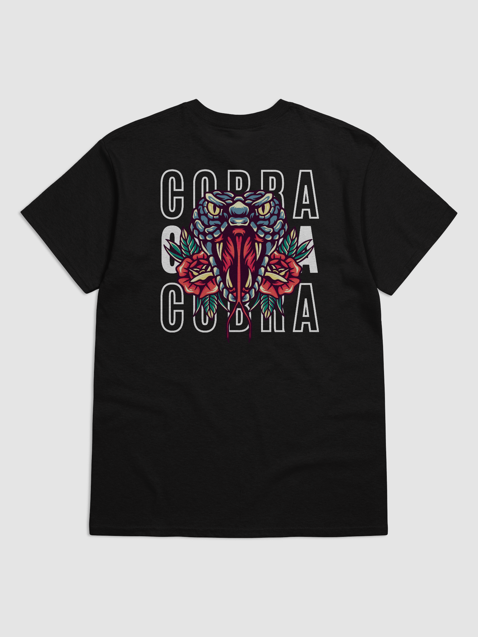 Snake Printed Soft Unisex T-Shirt product image (2)
