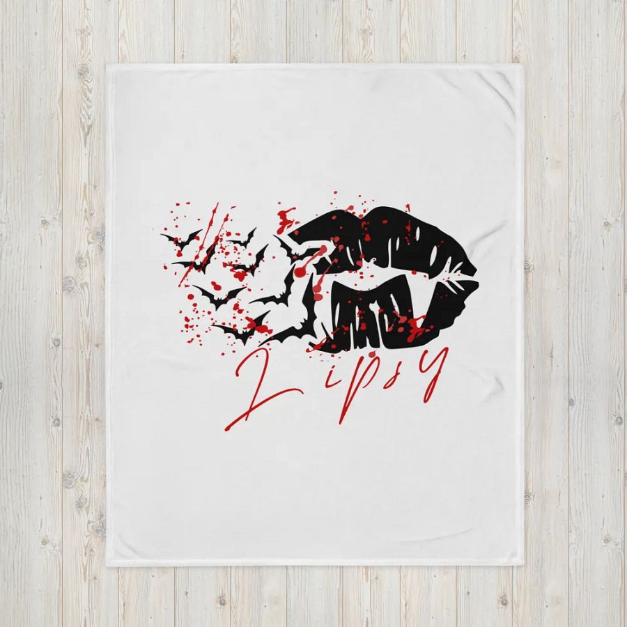 LIPS HALLOWEEN BLANKET product image (16)