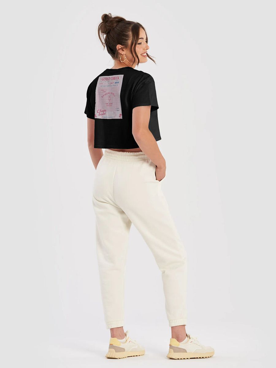 CHECK PLEASE! DAIQUIRI CROP - BLACK product image (8)