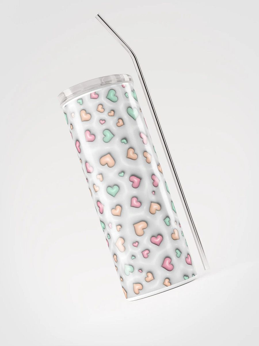 Pastel Heart Stainless Steel Tumbler product image (4)