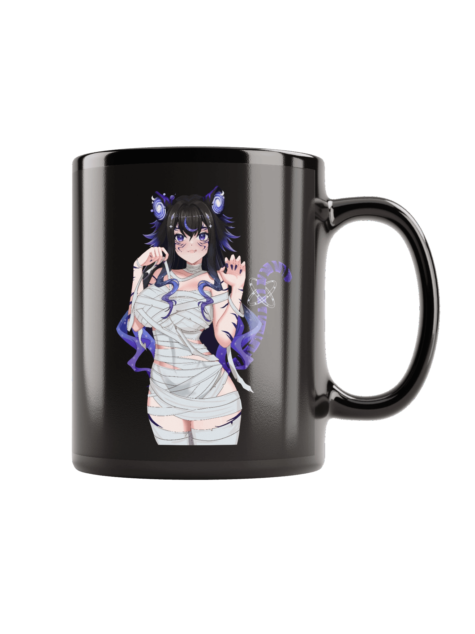 SFW Mummy Moona no Background | Black Glossy Mug product image (1)