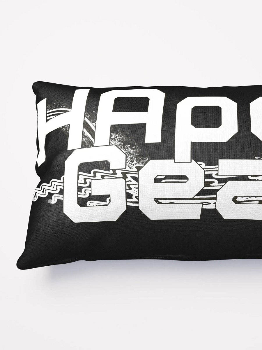 Basic Pillow - Black - White HApex Gear Black Logo product image (3)
