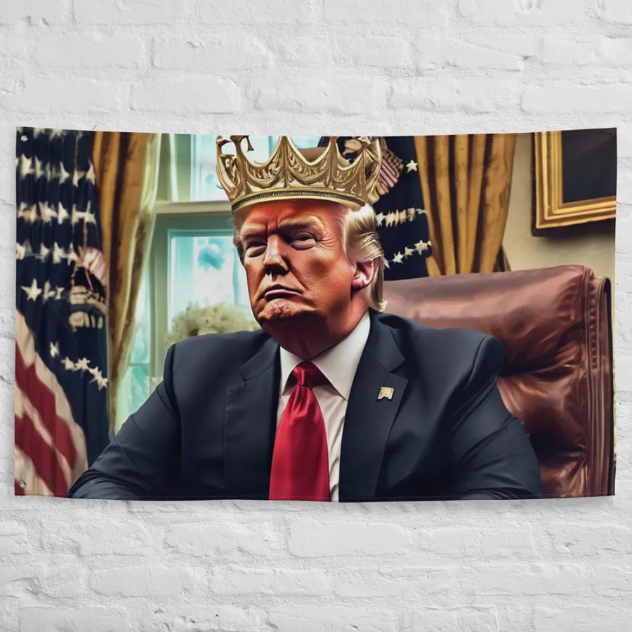 The King is the King Flag product image (10)