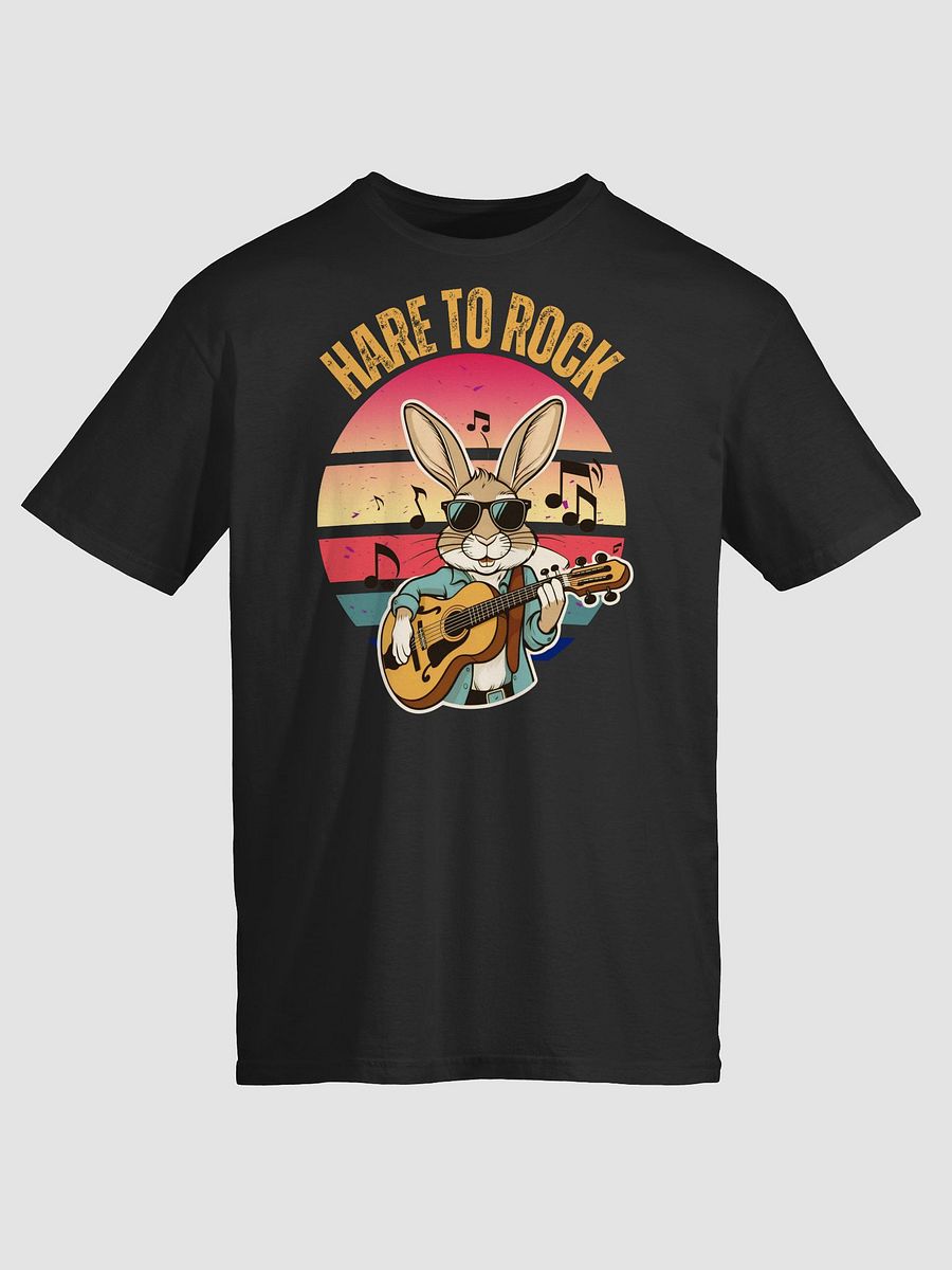 Hare to Rock Black Unisex Shirt product image (3)