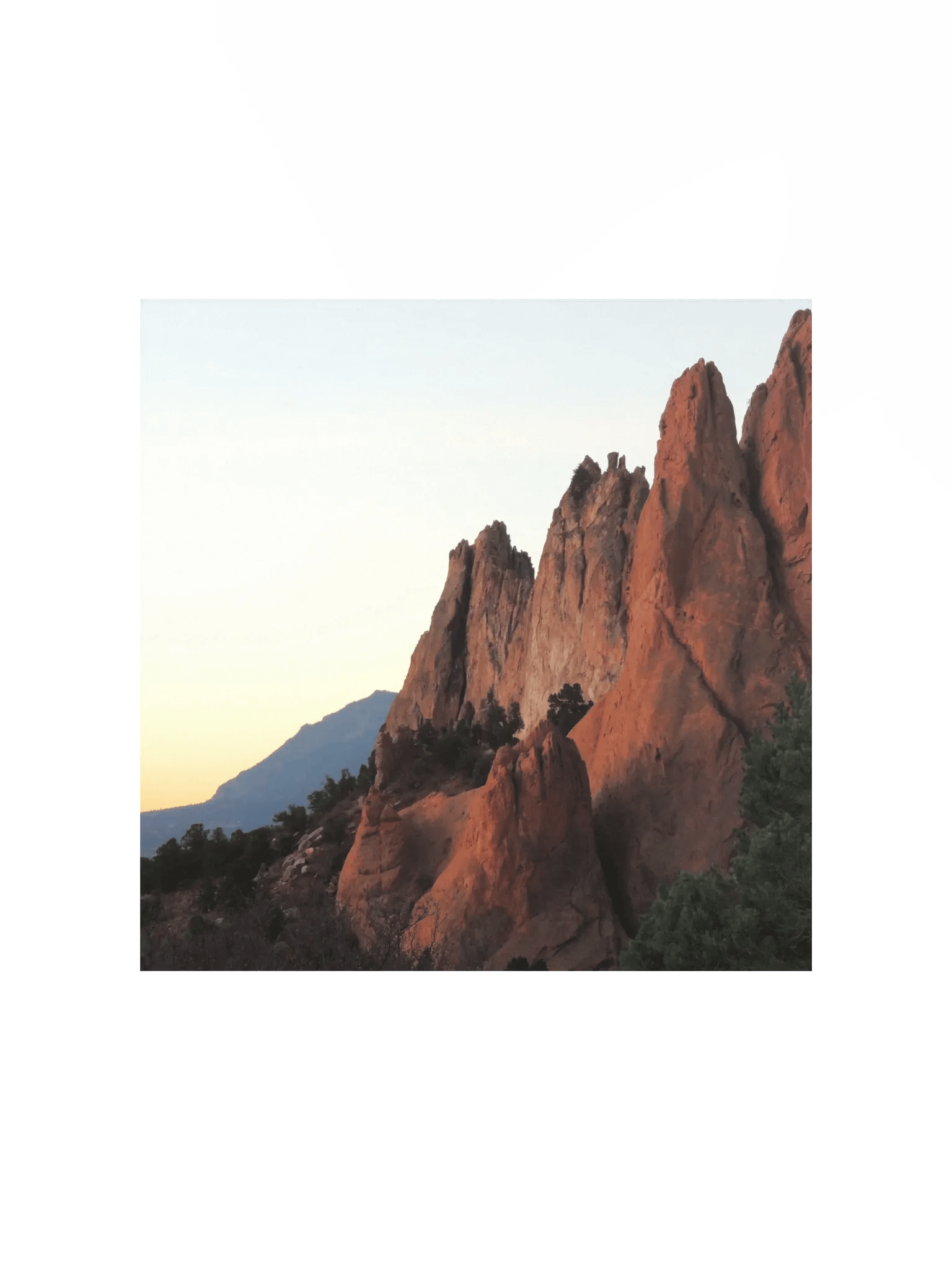 Sunrise in Gods' Garden Print product image (1)