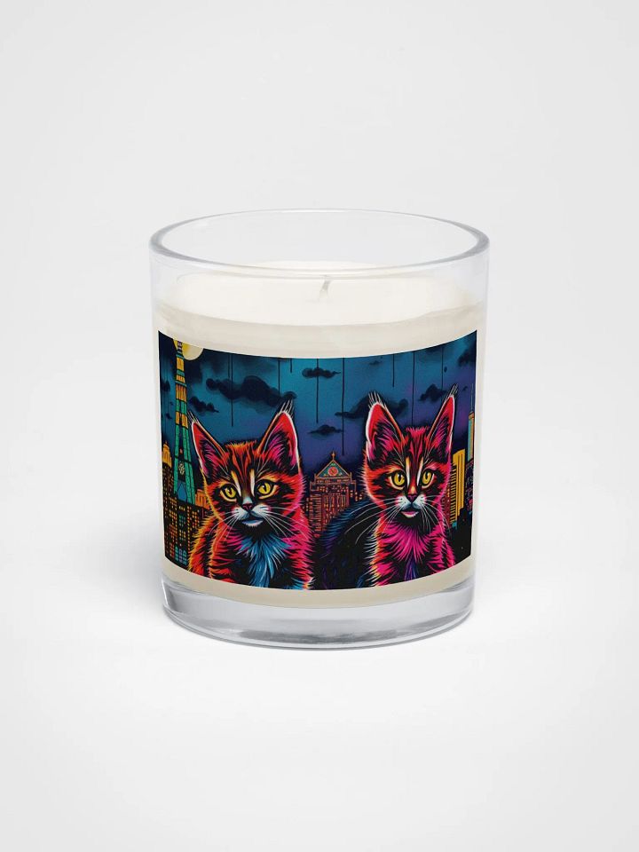 Neon City Kittens Soy Wax Candle product image (1)