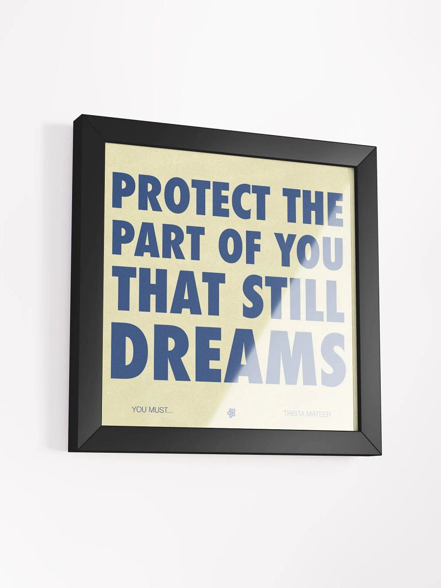 You Must 1 - Framed Art Print product image (3)