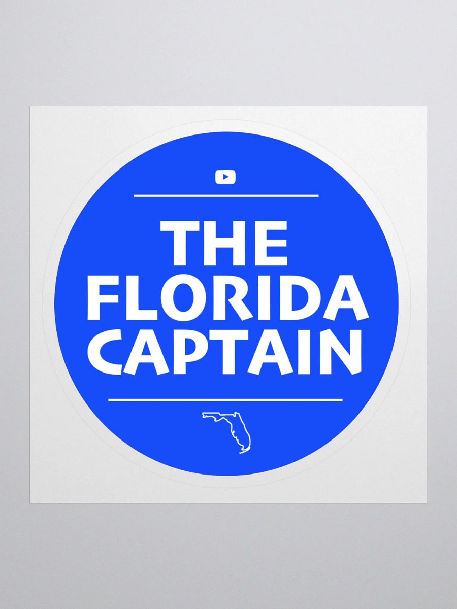 The Florida Captain Sticker product image (1)