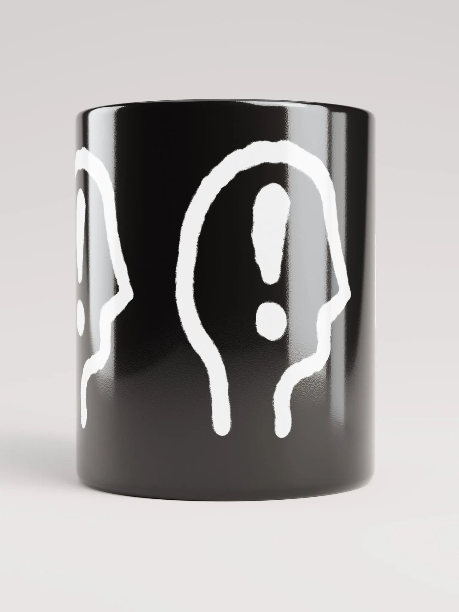 EXCLAIMING MENTALLY (white design) coffee mug product image (2)