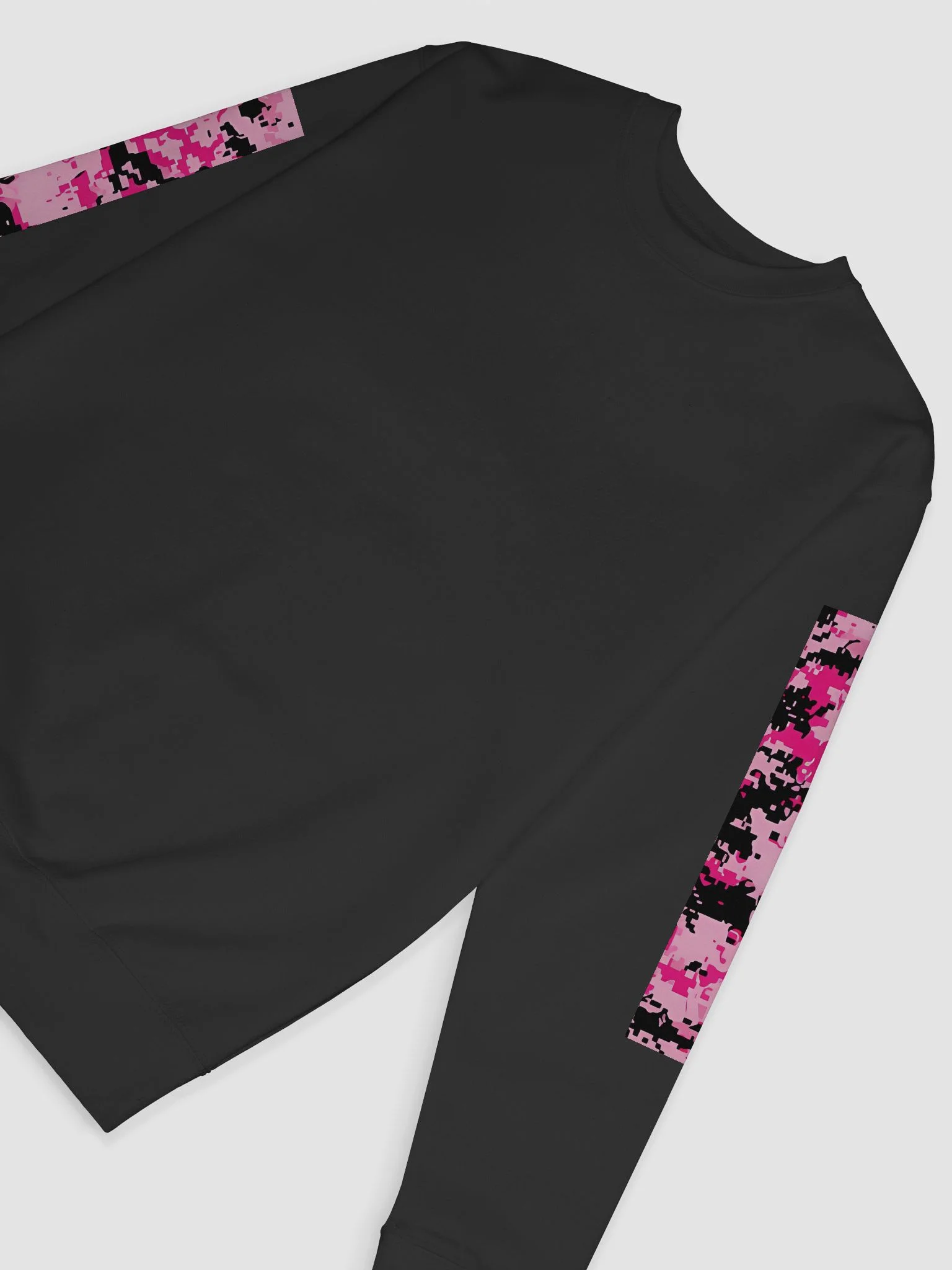 Pixelated Pink Camo Sweatshirt product image (6)