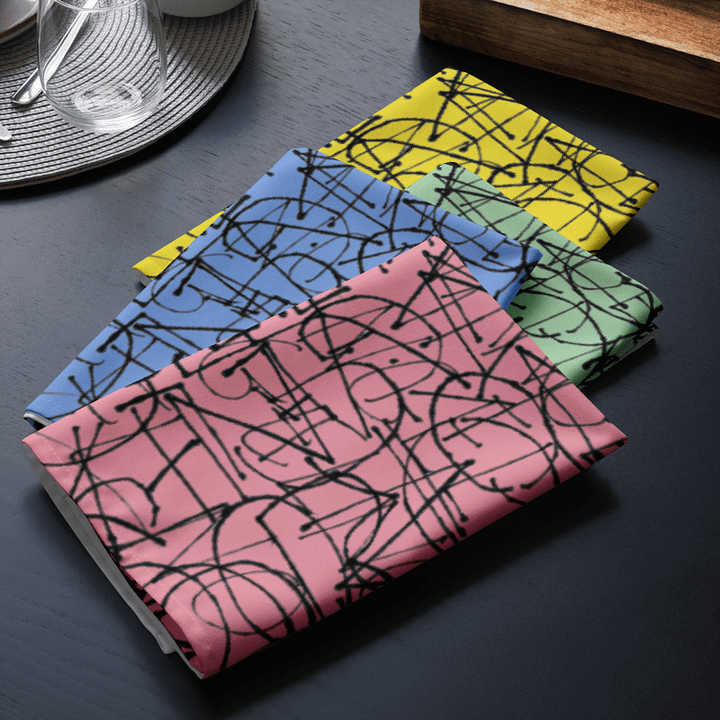 No Rockin' Angel Napkins (in colors) product image (2)