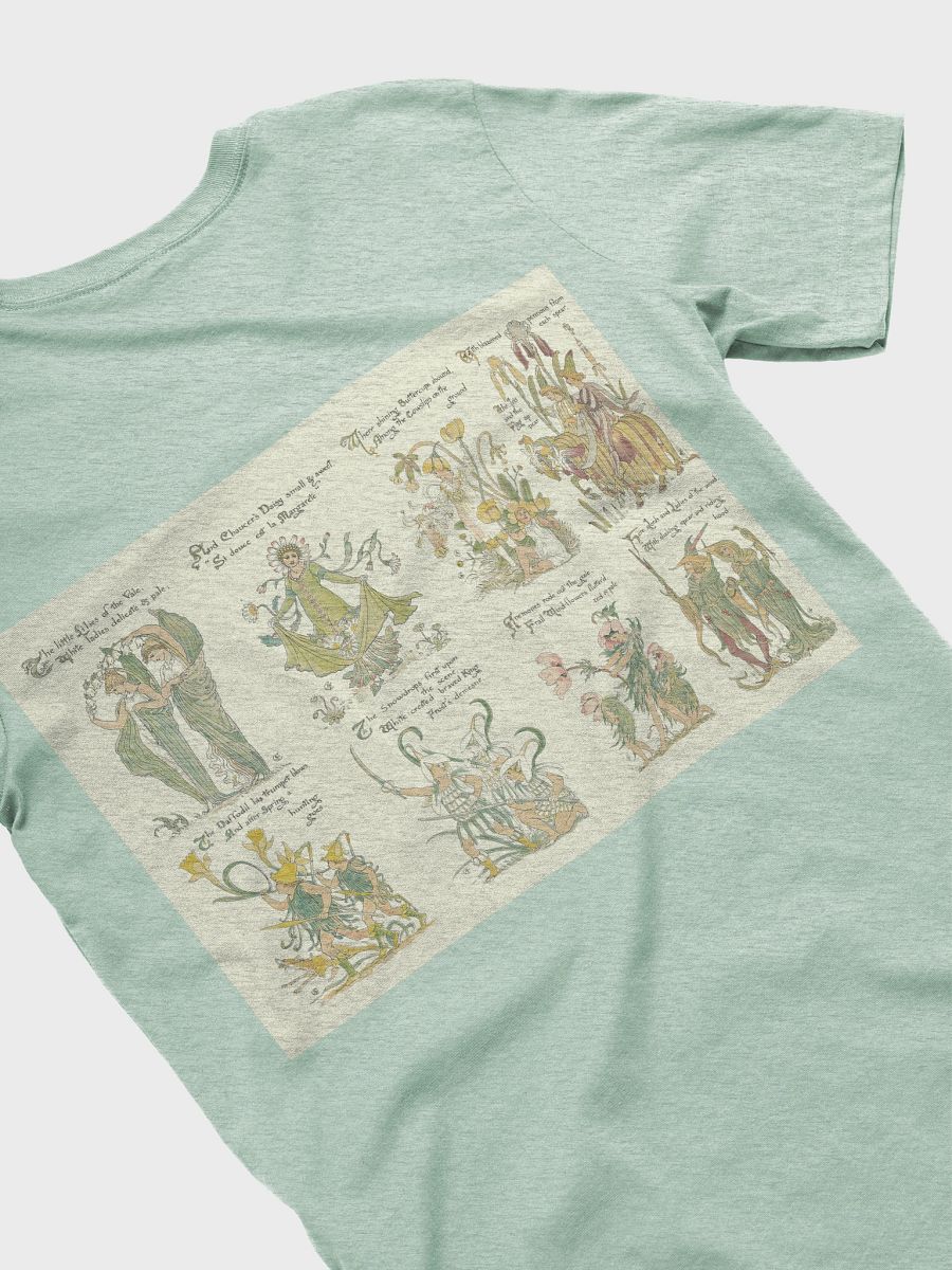 Flora’s Feast Botanical Art T-Shirt – Vintage Flowers Reimagined by Dr. Mac Garden Style product image (44)