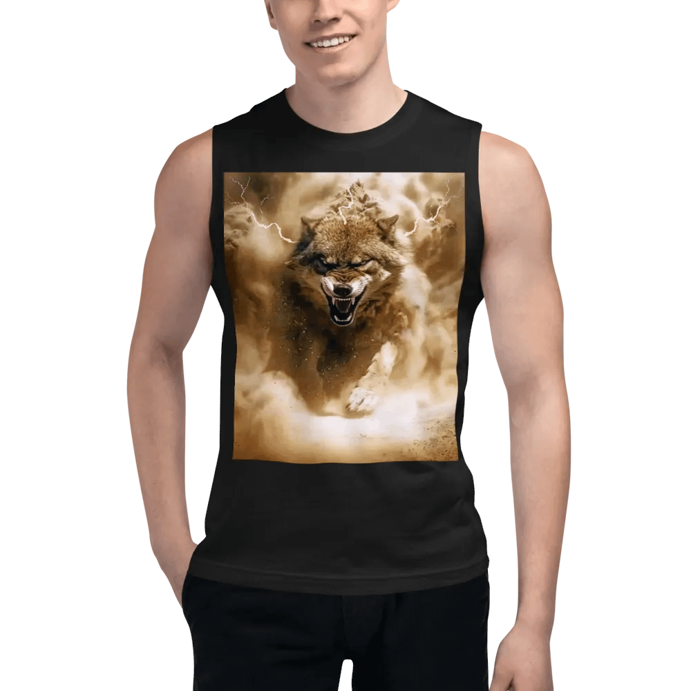 Thunderous Storm Wolf Muscle Top product image (5)