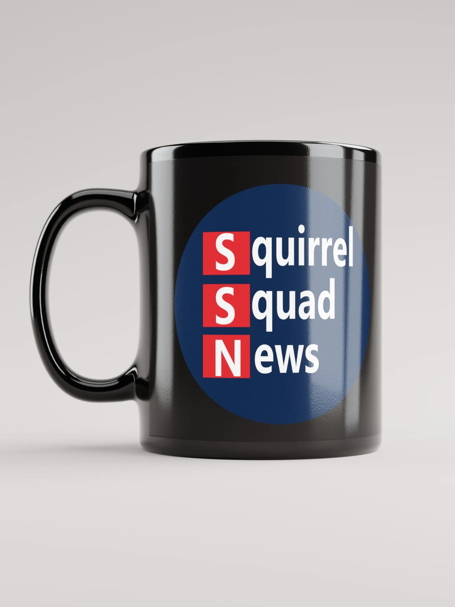 SSN Logo Black Glossy Mug Right Handed product image (6)