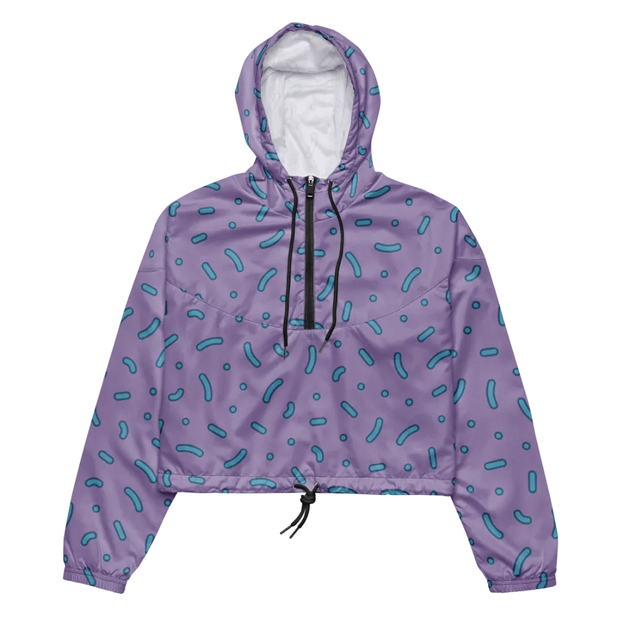 Whimsical Purple Dot All-Over Windbreaker product image (2)