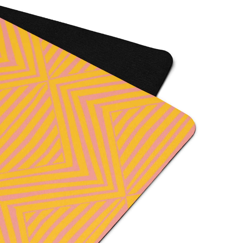 Vibrant African Mudcloth Print - Yellow & Pink product image (3)