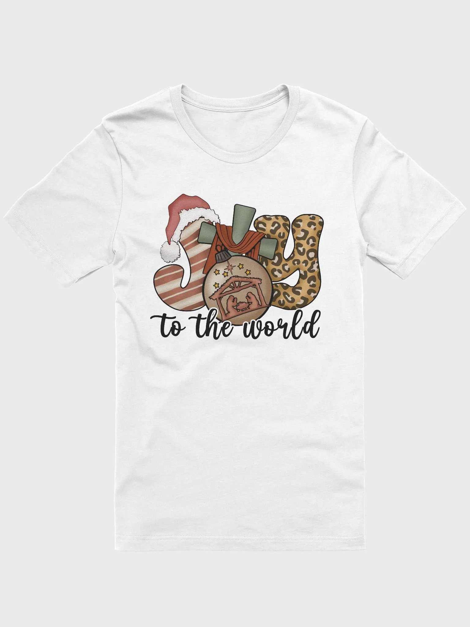 Joy to the World Christmas T-Shirt product image (4)