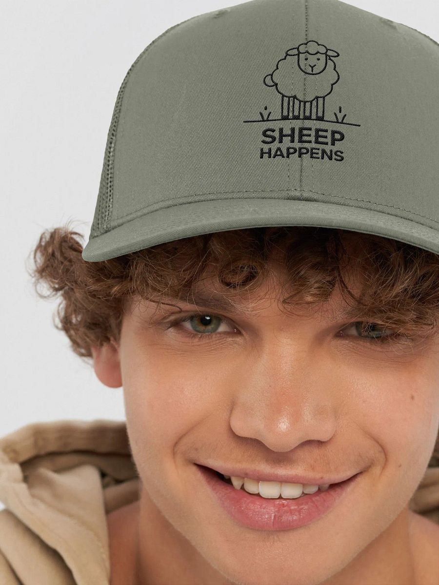 sheep happen Trucker Hat product image (29)