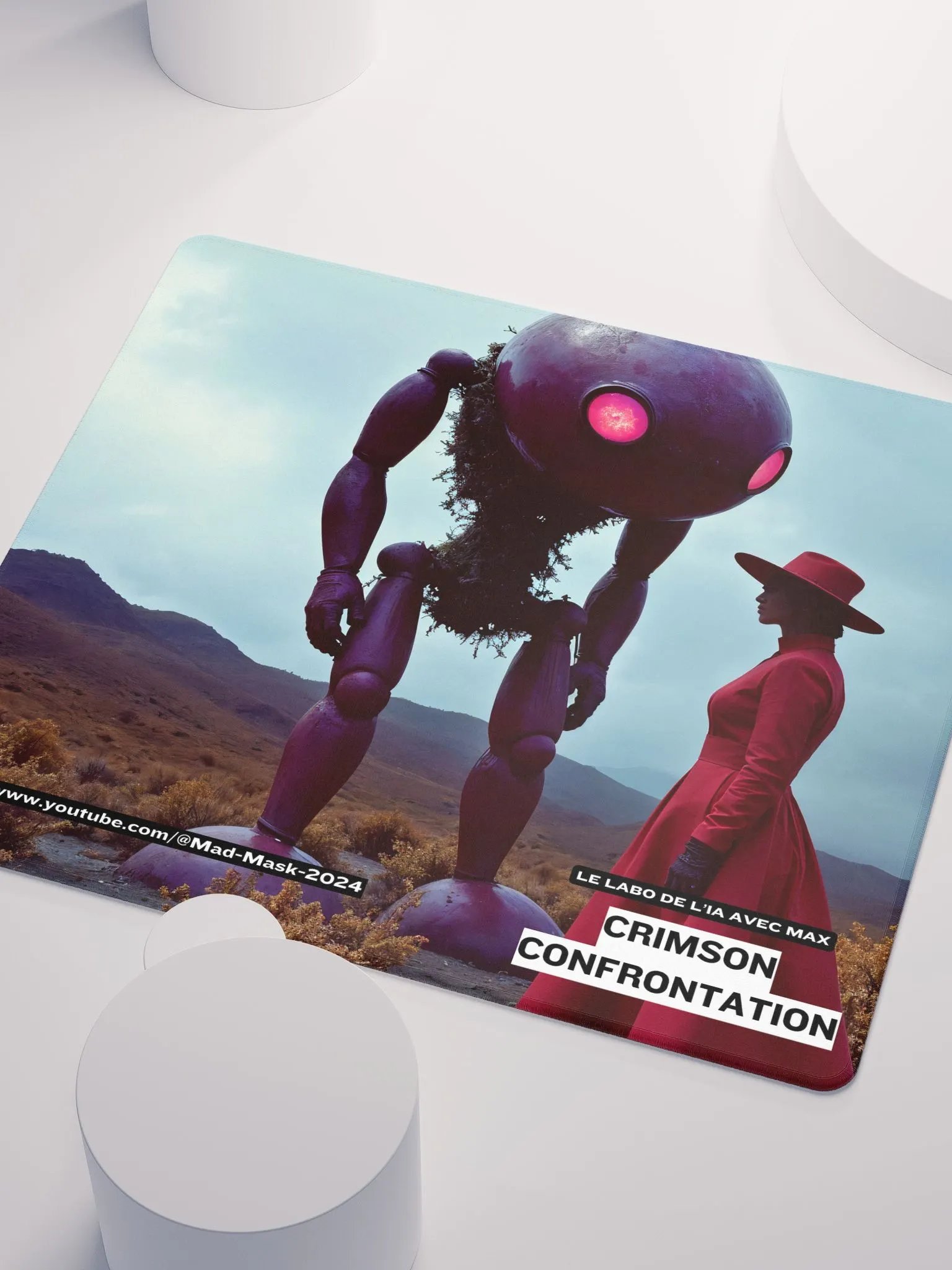 Mouse Pad Gaming Crimson Confrontation product image (3)