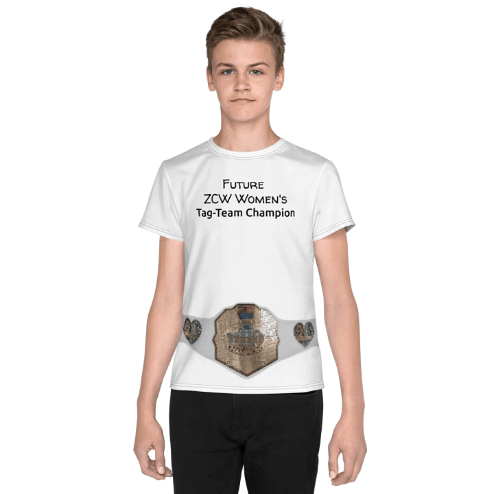 ZCW Women's Tag-Team Champion Youth T-Shirt product image (1)