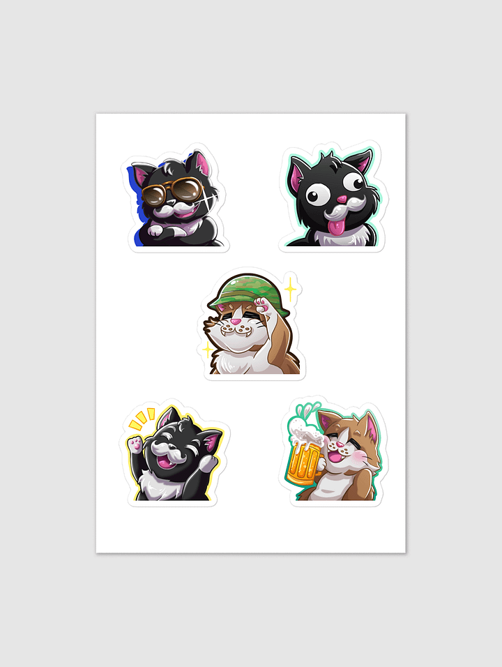 Zymmiemote 5 Sticker Variety Sheet product image (1)