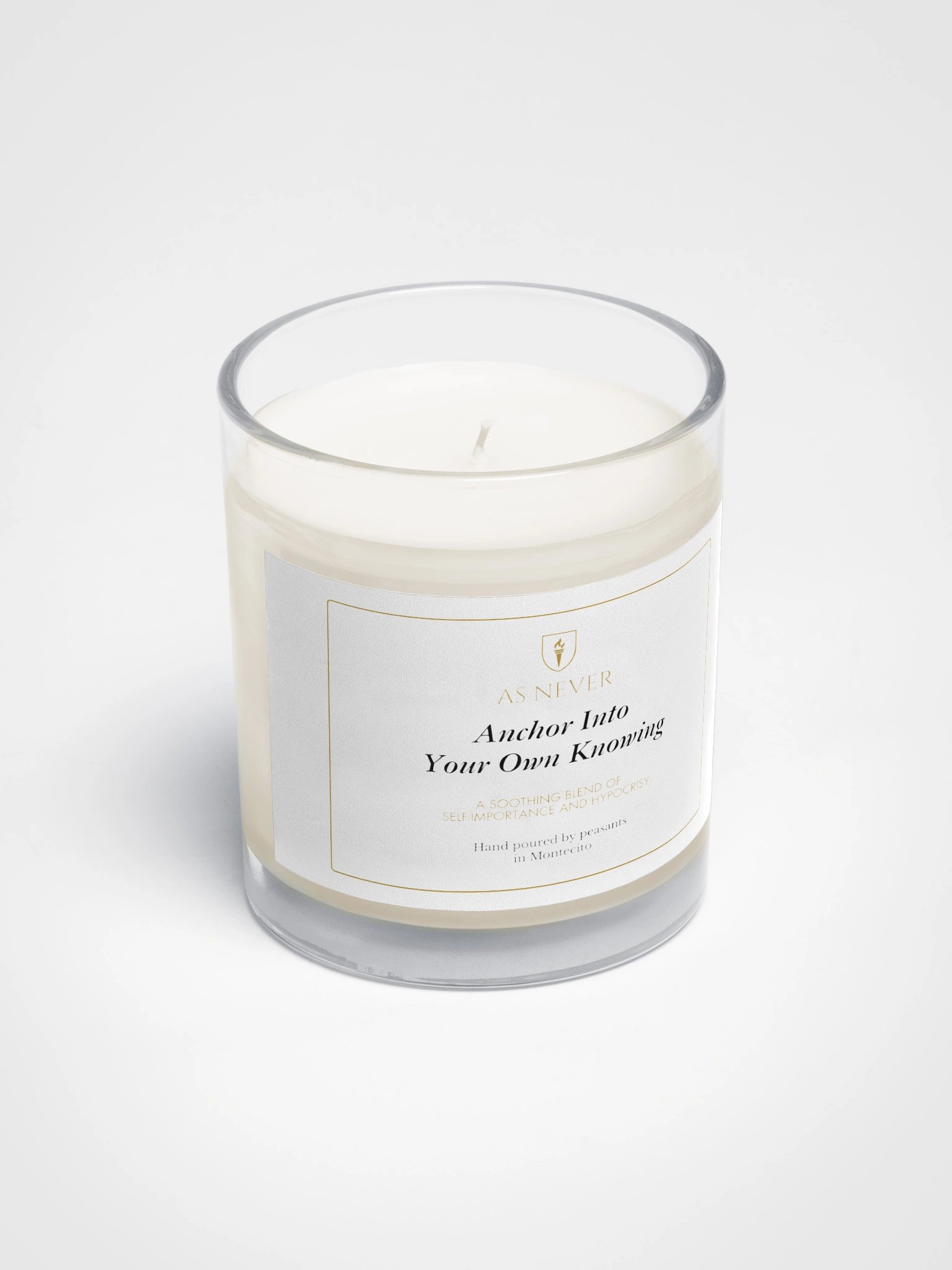 Royal Parody - "Anchor Into Your Own Knowing” Unscented Soy Wax Candle | As Never Collection product image (2)