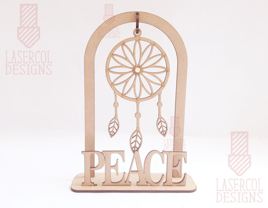 Dreamcatcher on stand - Laser Cut Files product image (4)