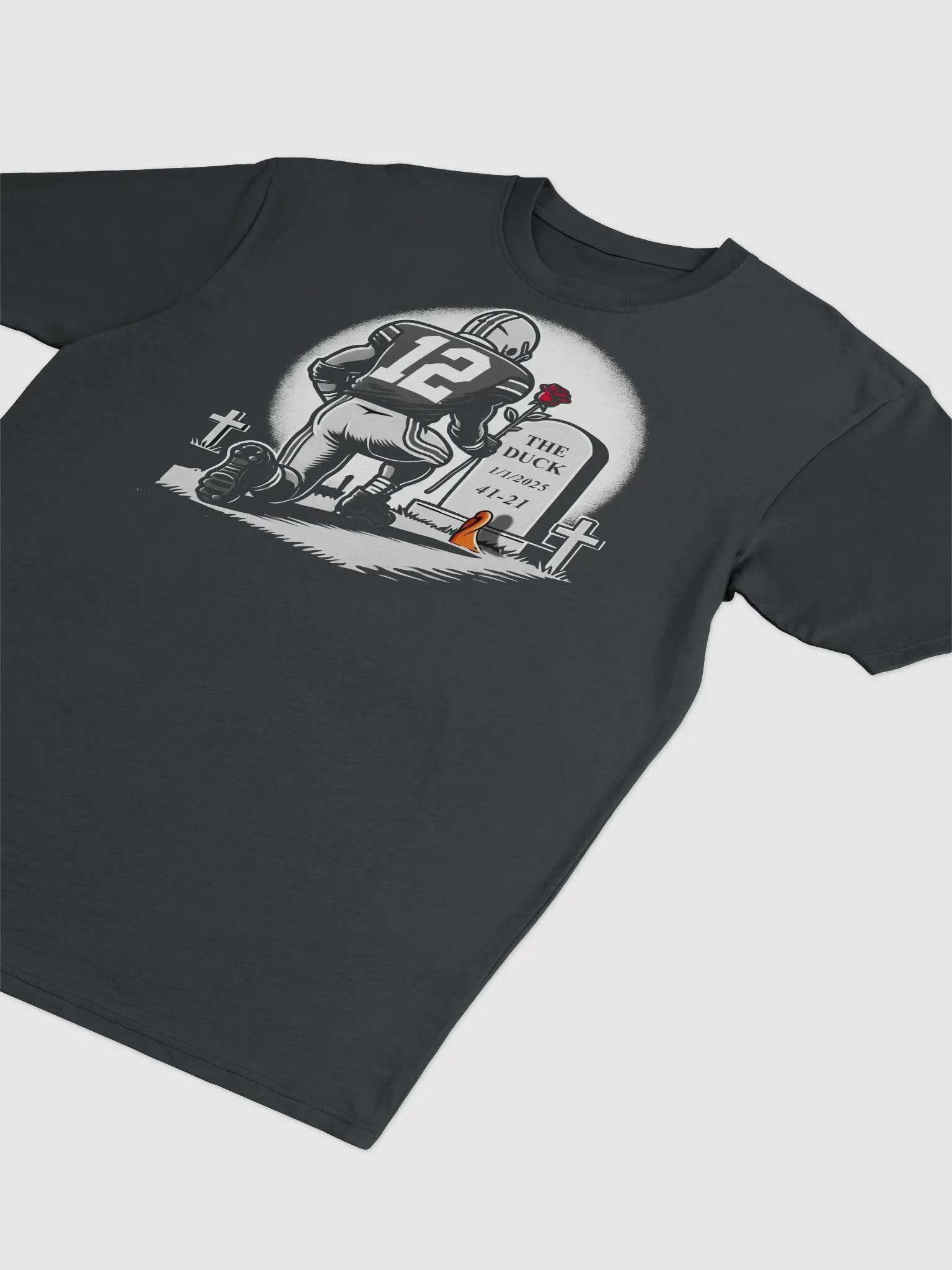 RIP Duck: Rose Bowl T-shirt (Black) product image (3)