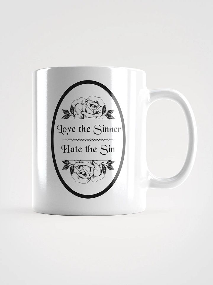 Symmetrical Tattoo Sin Sinner Design Coffee Mug product image (1)