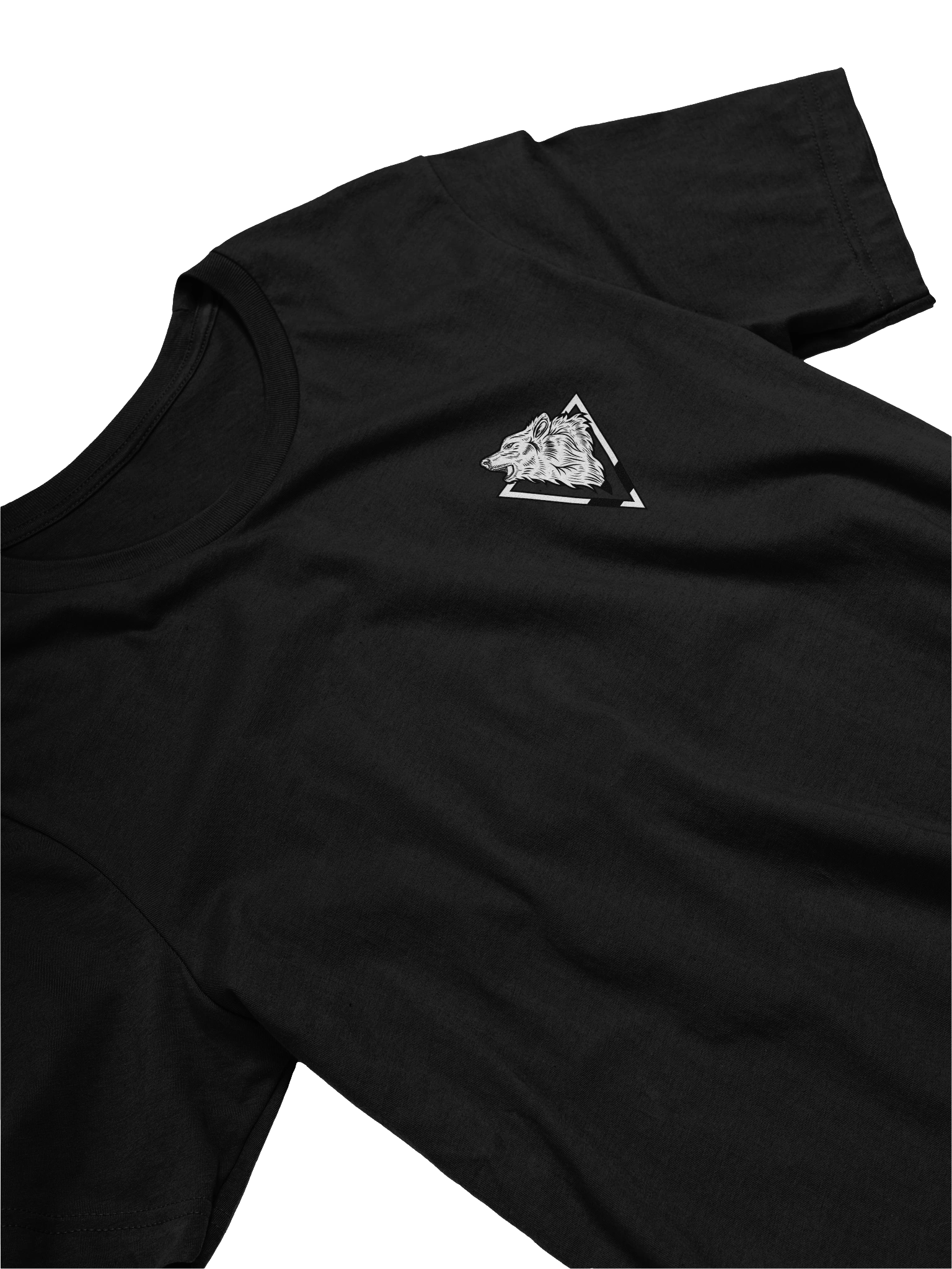 Howling Wolf Triangle Bella + Canvas T-Shirt product image (3)