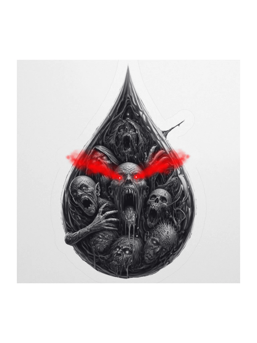 "In a Drop of Blood" Sticker product image (3)