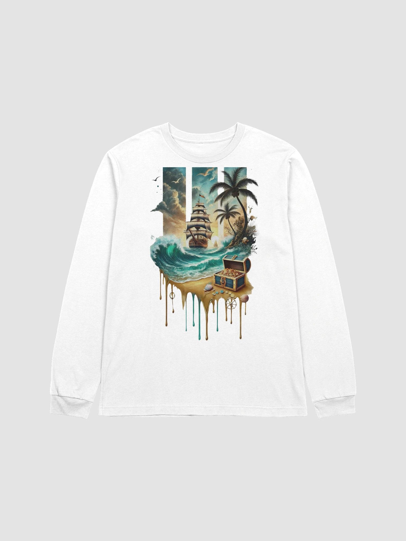 Surreal Seascape Long Sleeve T-Shirt product image (1)