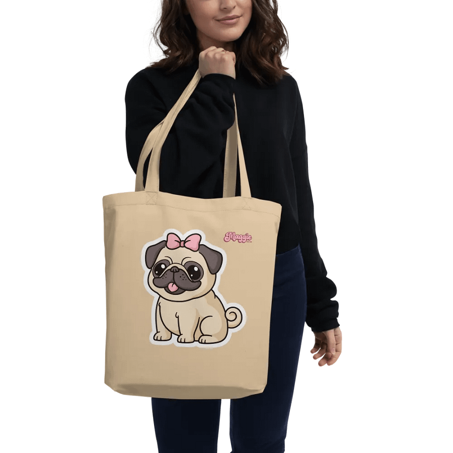 Pug Maggie's Bestie Tote Bag product image (9)